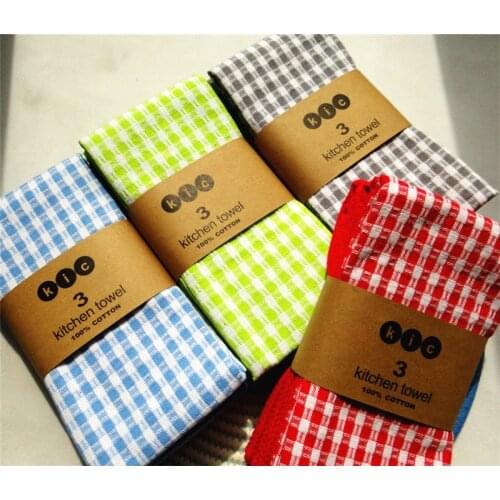 45*65cm Cotton Table Napkin Kitchen Towel Dish Towel Cleaning Cloth Tea Towel Durable Table Napkin Home Textile Christmas Towel