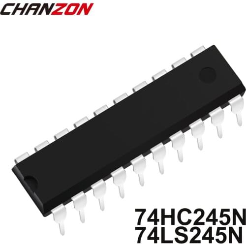 10PCS 74HC245N SN74HC245 74HC245 74LS245N 74LS245 HD74LS245P DIP DIP20 IC Chip Integrated Circuit Cmos Inverter New Original