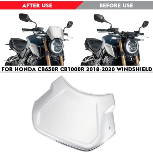 Windshield For HONDA CB 650R 2019-20 CB 1000R 2018-2020 motorcycle accessories decorative deflector cb 650r cb 1000r windshield