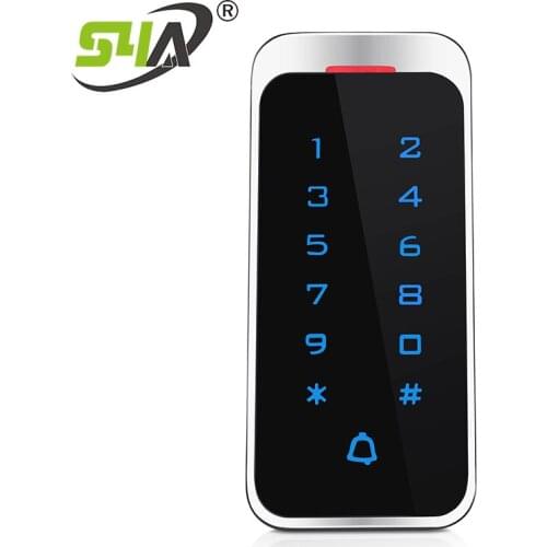 Touch Screen zinc alloy rfid access controller door opener support card,pin,card+pin