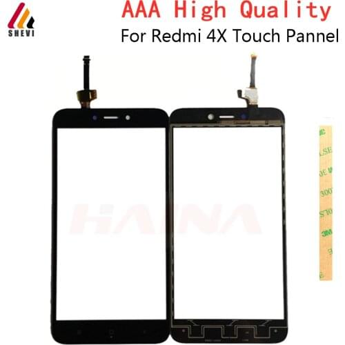 AAA Quality Touch Screen For Xiaomi Redmi 4 4X Touchscreen Panel Red Mi 4X 5.0'' LCD Display Glass Sensor Digitizer Phone