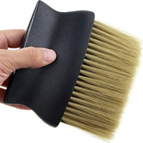 Hairdressing Supply Soft Hair Cleaning Brush Neck Face Remover Comb Barber Haircutting Shaving Brush Home DIY