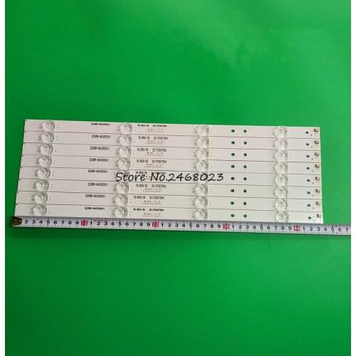 LED Backlight Strip 4Lamps for D434FCN1 D434FCNN D43CCNN X43M CRH-AK433535T08046AJ-Rev1.8 LB-PF3030-LS0D22439X4AK22-H