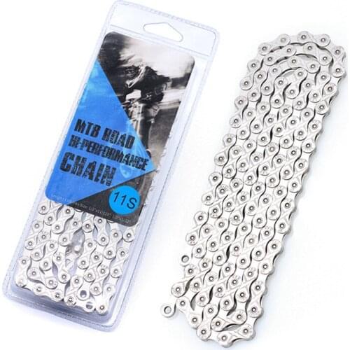 High quality bicycle chain 1,6,7,8,9,10,11 MTB / road bike 100L / 114L / 116L speed semi-hollow bicycle chain