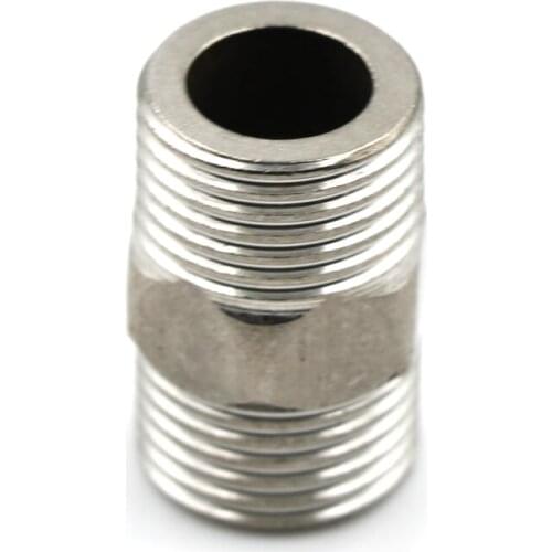 1 PC New 1/2" Male x 1/2" Male Hex Nipple Threaded Pipe Fitting NPT 304 Stainless Steel