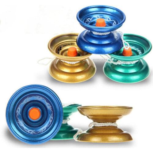 1Pcs Professional High Quality Metal Alloy Yo Yo Ball Classic Toys Creative Fashion Y-axis Rotating Yo-yo for Children Toy Gifts