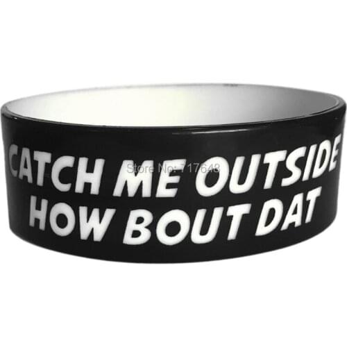 300pcs Catch Me Outside How Bout Dat wristband silicone bracelets free shipping by FEDEX