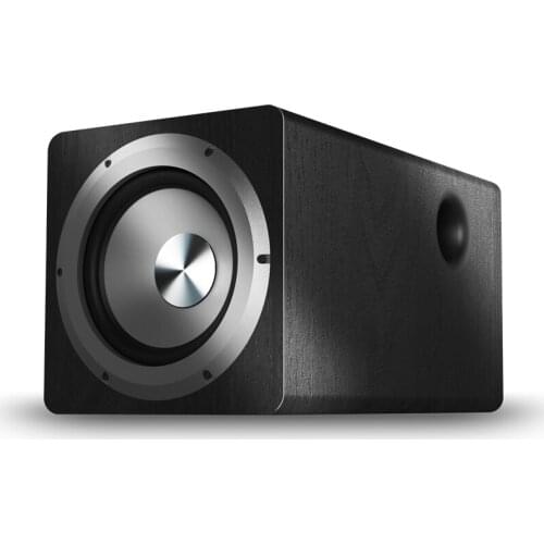 6.5 Inch Pure Bass Speaker Big Power Subwoofer TV Home Theater Louderspeaker Computer Music Player 100W Wood Black Speakers