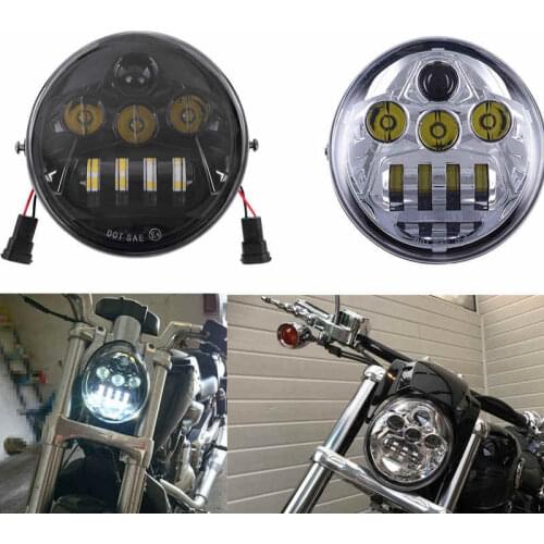 Accessories For V-ROD Motorcycle LED Headlight Aluminum Black Headlight For V Rod VRSCA VRSC VRSCX VRXSE VRSCR VRSCAW VRSCB
