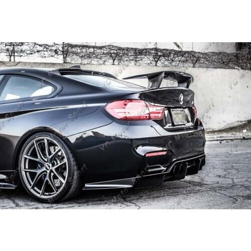 Car Accessories Carbon Fiber PSM Style Rear GT Wing Fit For 2014-2017 F82 M4 Trunk Spoiler Wing