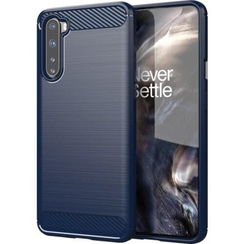 Carbon fiber Cover For OnePlus Nord 8 Pro NORD 6.44 inch Phone Case Bumper Case Full Protection Shockproof Bumper AC2001 AC2003