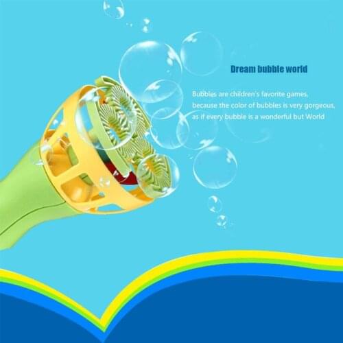 Electric Bubble Gun Toys Machine Automatic Bubble Water Bubble For Kids Funny Blowing Summer Children Outdoor Gun Toy