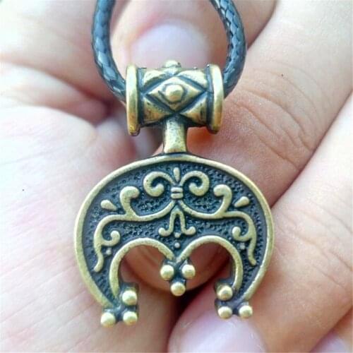 Norse Viking jewelry Slavic Lunula Crescent Moon Pendant Lunitsa Slavic Pendant Necklace Love Fashion Jewelry Christmas Gifts