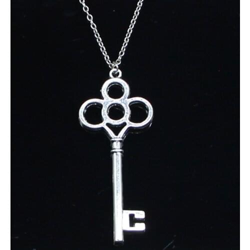 New Fashion Necklace 67mm skeleton key Pendants Short Long Women Men Colar Gift Jewelry Choker