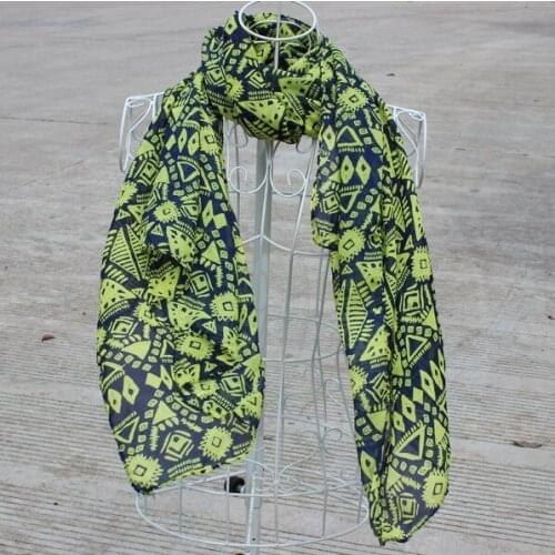 New Long Chiffon Scarf Women Flower Printed Scarves Sunscreen Ladies Foulard Femme Shawl Brand Scarf Fashion Accessories