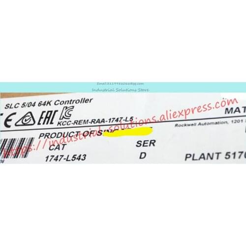 New 1747-L543 SLC 5/04 64K Controller