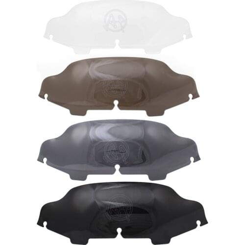 Motorcycle 6" ABS Windshield Fairing Windscreen Cover 4colors For Harley Electra Street Glide FLHX Touring 1996-2013