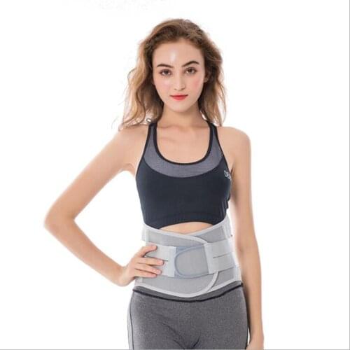 2020 4 Steel Plate Medical Support Bar Belt Orthopedic Posture Corrector Brace Waist Trimmer Belt Lower Back Lumbar Support Belt