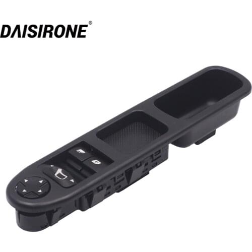 Front Left Driver Side Power Master Control Window Switch for Peugeot 207 for Citroen C3 for Picasso 2007-2014 6554.QC