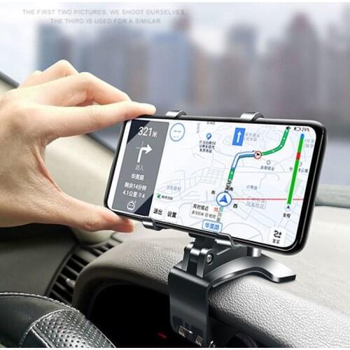 Universal Multifunction Car GPS Navigation Phone Holder For iPhone Samsung Huawei Xiaomi Rearview Mirror DashBoard Bracket Stand