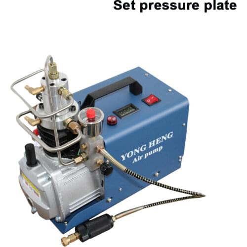 YONG HENG 220V 300BAR 30MPA 4500PSI PCP Electrical Air Compressor Pneumatic Airgun Scuba Rifle Inflator High Pressure Air Pump