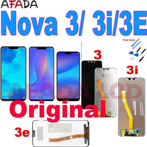 For Huawei Nova 3 LCD Display Touch Screen PAR LX1 LX9 Nova 3i LCD INE LX2 L21 Nova 3e Display ANE LX3 L23 LCD Nova3 Replacement