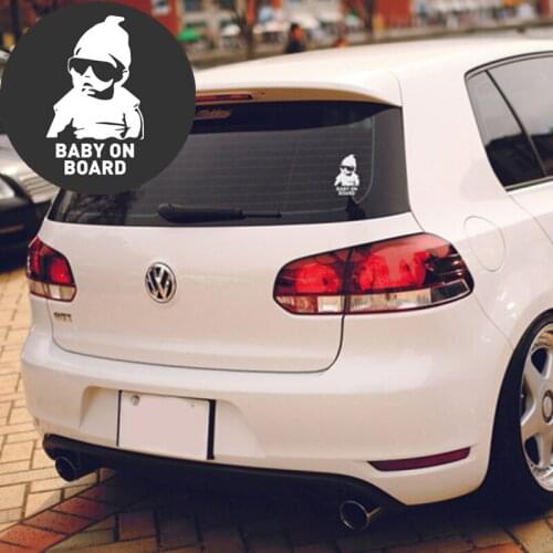 15*9CM Car styling BABY ON BOARD Car stickers for Lifan X60 Cebrium Solano New Celliya Smily Geely X7 EC7