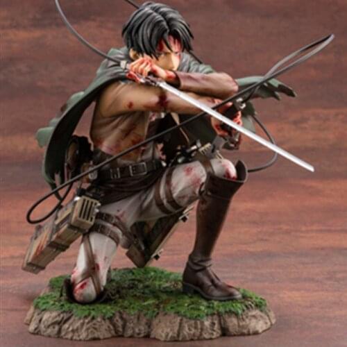 18cm Attack on Titan Figure Rival Ackerman Action Figure Package Ver. Levi PVC Action Figure Rivaille Collection Model Toys