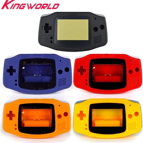 50sets High quality replacement housing case Plastic Shell Cover for G-ameboy Advance for G-BA Console