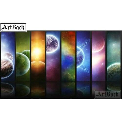 Needlework 5d diy diamond painting space scenery full square drill diamond embroidery mosaic cross stitch decoration home