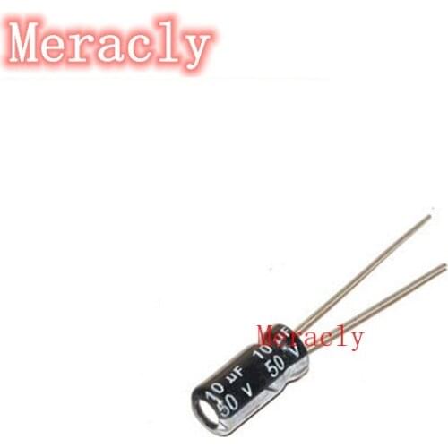 1000pcs Aluminum electrolytic capacitor 20% 1UF 2.2UF 3.3UF 4.7UF 6.8uF 10uF 22uF 33uF 47uF 100uF 50V 25V 16V 10V 4*7