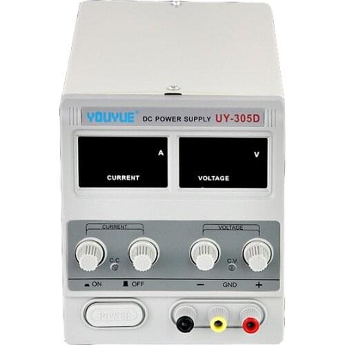 UY 305D 0-30V 5A high-power DC regulated power supply digital display Adjustable mobile phone maintenance DC power supply