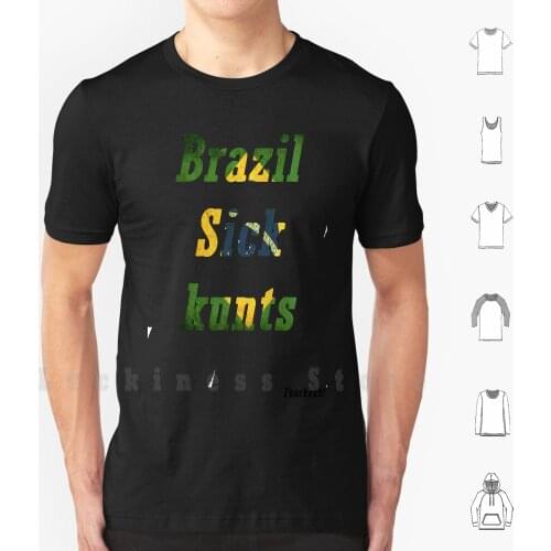 Brazil Sick Kunts! Zyzz T Shirt 6xl Cotton Cool Tee Brazil Shredded Zyzz Sickkunt Fuark Mirin Brah Bodybuilding