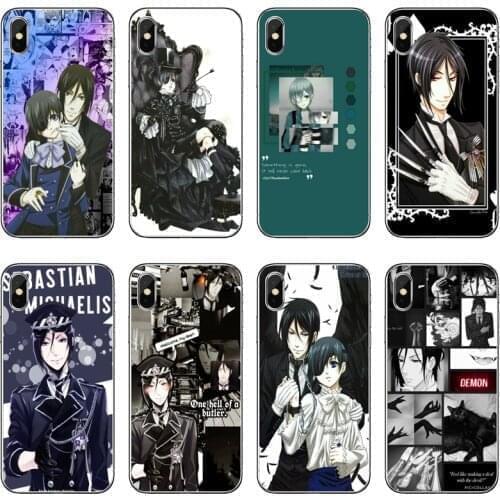 Phone Case For Samsung Galaxy M30 J8 J7 J6 J5 J4 Prime Plus Pro J3 2018 2017 2016 2015 Cover Anime Kuroshitsuji Case Coque