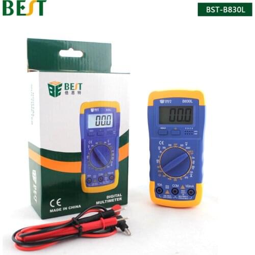 BST-B830L Digital Multimeter LCD Digital Voltmeter Ammeter Ohmmeter Multimeter Volt AC DC Tester