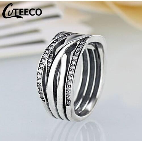 Women's Silver Rings CUTEECO China