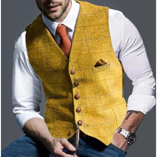 Eillysevens Men's Suit Vests