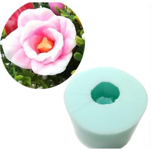 HC0017 Tulip Mold Soap Molds flower Soap Mould Silicone molds candle chocolate mould silicone fondant mold clay moulds