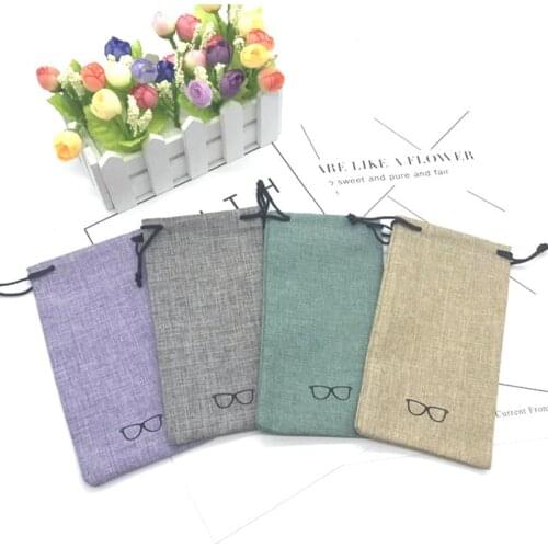 3Pcs/Lot Glasses Bag Sunglasses Case Waterproof Dustproof Eyeglasses Pouch Eyewear Accessories Black White Gray Sunglasses Bag