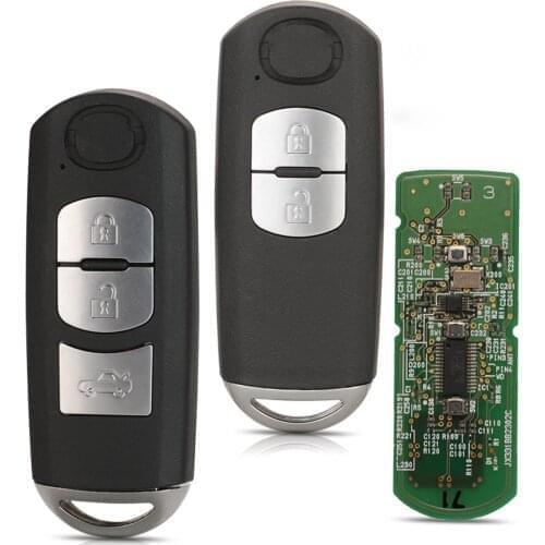 Kutery 2/3 Buttons Smart Remote Car Key Fob 315Mhz ID49 For Mazda 3 CX-5 2/3 Button Model P/N: 662F-SKE13D01 SUV SKE13D-01