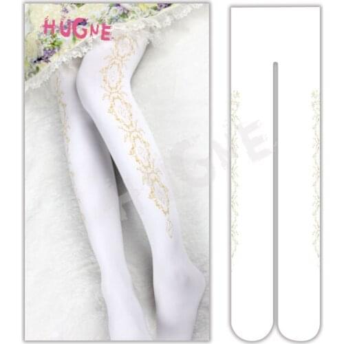 Constellation Light and Vines Printed Lolita Pantyhose