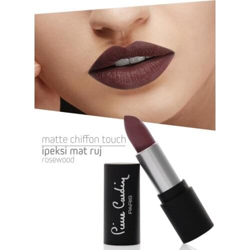 Cosmetic Lip Makeup Matte Chiffon Touch Lipstick Rosewood Lip Gloss Waterproof Lips Velvet Volume Moisturizer Silky Beauty