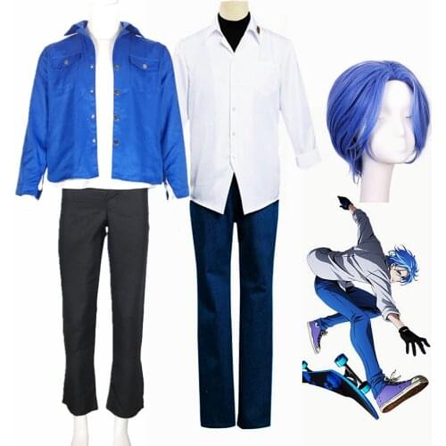 Anime Sk8 The Infinity Langa Hasegawa School Uniform Cosplay Costume
