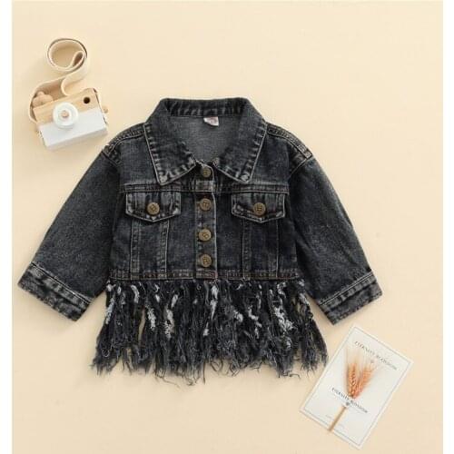 Джинсовые куртки для девочек Lamuusaa China At AliExpress