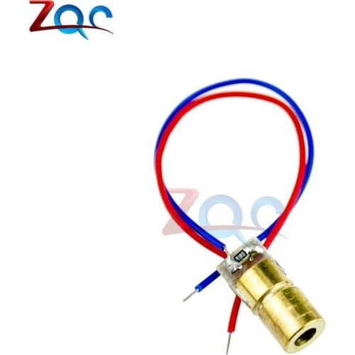 10PCS 5V 650nm 5mW Laser Red Dot Module Red Laser Sight Diode Pointer