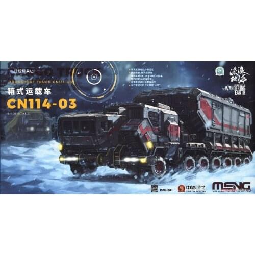 MENG MMS-001 1/100 Transport Truck CN114-03 from The Wandering Earth Movie Plastic Model Kit