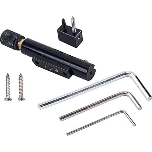 1 Set Bass Bridge Headless Multifunction 5 String Bass Bridge Bass Parts Round Bridge for Musical Instrument