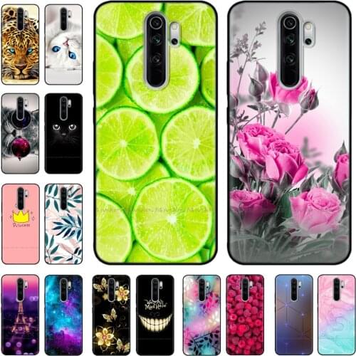 Soft Silicone TPU Case for Xiaomi Redmi Note 8 Pro Note 8t Phone Case for Xiaomi Redmi Note 8 Note8 Shell Painted Cover Flower