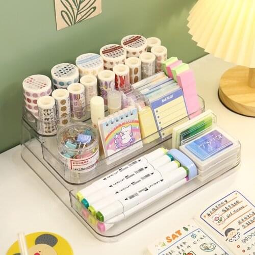 Pen Holder Desk Organizer Pencil Holder Organizers For Desktop Stand Tape Office Accessories School Stationery Storage Holders