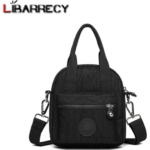 Soild Color High Quality Nylon Shoulder Bags 2021 New Fashion Designer Ladies Messenger Bag Women Multifunctional Travel Bags